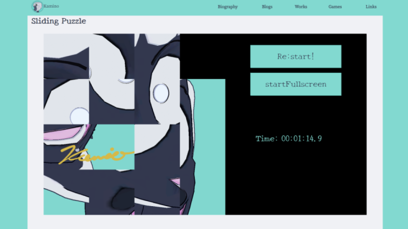 Phaser+TypeScript+Gatsbyでスライドパズルつくってみた